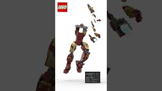 LEGO Marvel Iron Man Figure 레고 아이언맨 피규어 [76206] #Shorts