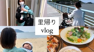 【vlog】里帰り、新生児、出産、子育て