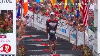 3x Kona Winner Craig Alexander Finish Line 2014 Hawaii Ironman