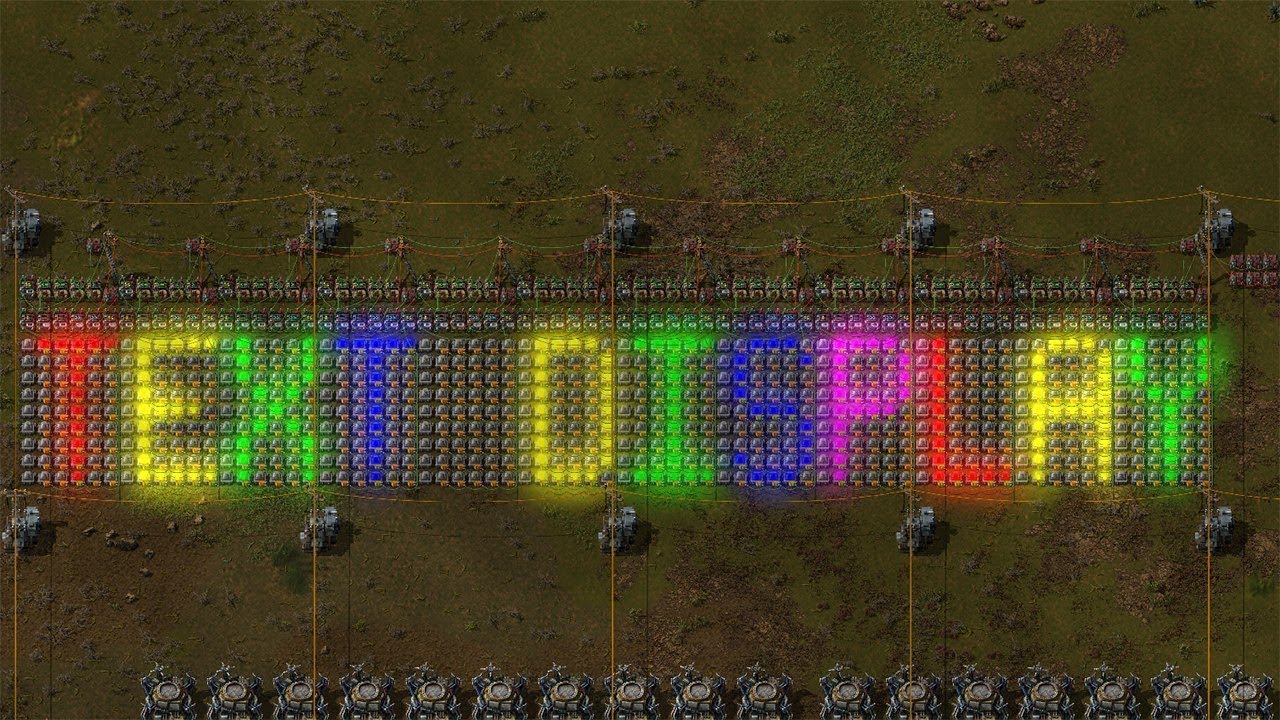 Text Display Factorio Builds Youtube