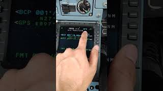 ATR-72-600 FMS Localization Mode - GPS of GPS (in cyan) vs GPS of BCP (in green) #aviation #atr72