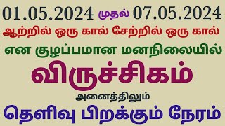 ஆற்றில் ஒரு கால் சேற்றில் ஒரு கால் என குழப்பமான மனநிலையில் உள்ள விருச்சிக ராசி தெளிவு பிறக்கும்நேரம்