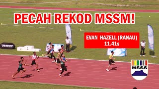 PECAH REKOD MSSS \u0026 MSSM! ACARA 100M L12 AKHIR MSS SABAH KE-56 TAHUN 2024.