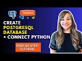 Create a PostgreSQL Database & Connect Python (VS Code + Jupyter) | Step-by-Step Beginner Guide