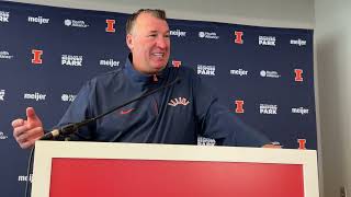 Purdue week: Illini head coach Bret Bielema press conference