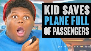 Kid SAVES PLANE  of Passengers when Pilots Can’t Fly.