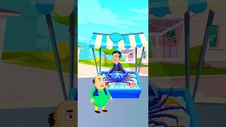 কাকু আমাকে একটা মাছ দাও 😃😱Patlu Bengali Cartoon | Bhuter CartoonMotu#shorts#cartoon