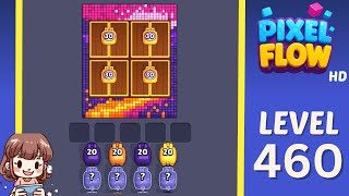 Pixel Flow Level 460 Solution Walkthrough