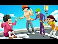 Lucky Beggar Miss T - Scary Teacher 3d Funny Animation