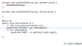 Android Tutorial 2 7 Saving Values with SharedPreferences