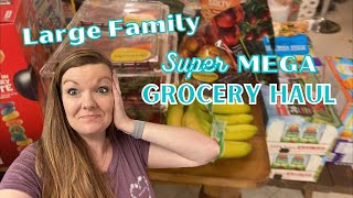 SUPER MEGA Large Family Grocery Haul || Family of 12 Grocery Haul