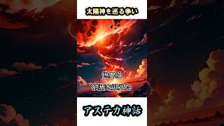 【神話伝説】アステカ神話解説 テスカトリポカとケツァルコアトルの太陽神を巡る戦い 世界は何度も滅ぶ＃テスカトリポカ＃ケツァルコアトル＃伝説の生物＃FGO＃shorts