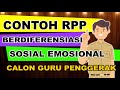 🔴RPP BERDIFERENSIASI | PEMBELAJARAN BERDIFERENSIASI DAN SOSIAL EMOSIONAL CALON GURU PENGGERAK