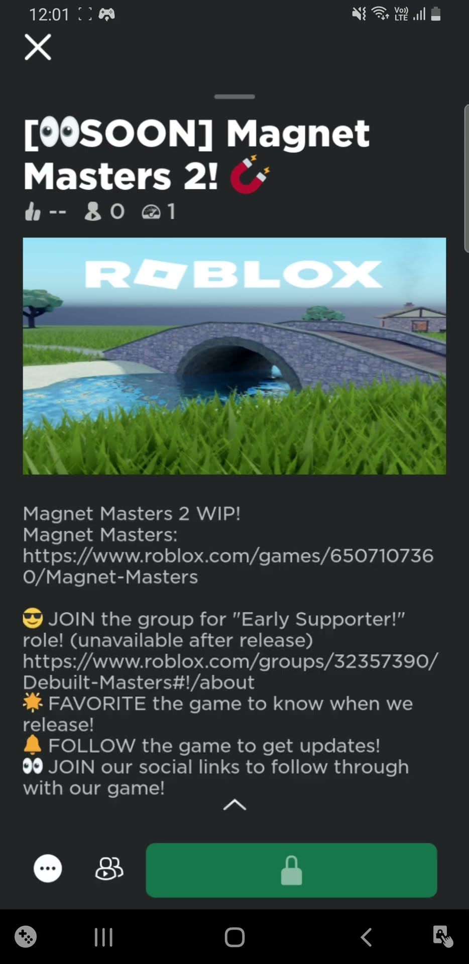 [Soon!] Magnet Masters 2 (Roblox)