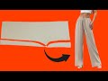 💥Very Easy Trouser Cutting and Sewing💥How to Sew Trousers?