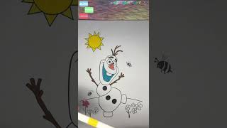 Coloring Olaf From Frozen Coloring Page | Fun Disney Frozen