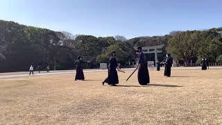 令和４年度　護国神社奉納古武道中和流短剣術