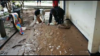 TULUNGAGUNG - Curah Hujan Tinggi, Banjir Bandang Terjang SMAN 1 Kalidawir