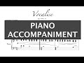 Vocalise (S. Rachmaninoff) - E Minor Piano Accompaniment