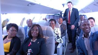 The feel and Look inside Uganda's CRJ900 Aircraft from Bombardier #UgandaAirlines