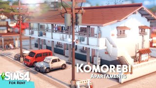 KOMOREBI APARTAMENTS FOR RENT - The Sims 4 - Speed Build -  NoCC