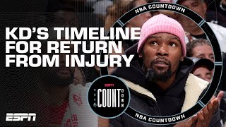 Woj: Kevin Durant hopeful by All-Star weekend! | NBA Countdown