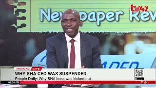 Why SHA CEO was suspended: Is the Kenya Kwanza system clean? - Prof Ogola