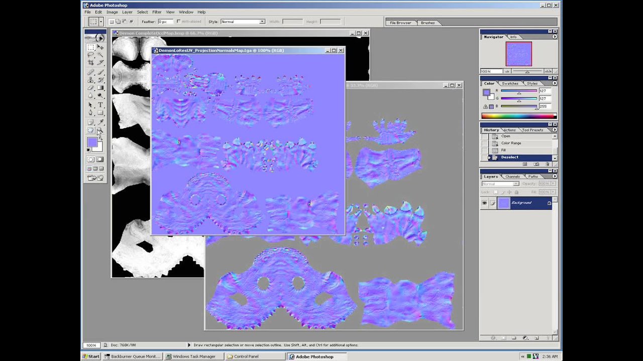 Autodesk Advanced Normal Mapping 14 Editing Normal Maps In Photoshop ...