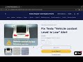 how to fix tesla vehicle coolant level is low alert vcfront_a135 thc_w0105 vcfront_a210