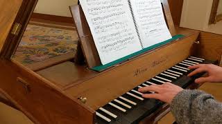 Thomas Augustine Arne - Andante (sonata 1) - Mr Bellicanta: harpsichord