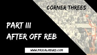 Assisted Corner 3's: AFter Offensive Rebound (Part 3)