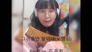 김옥희{신청곡-Panflute}그리움만 쌓이네-노영심/김옥희#팬플룻#플룻#클라리넷#색소폰