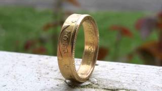 $5 liberty gold piece coin ring