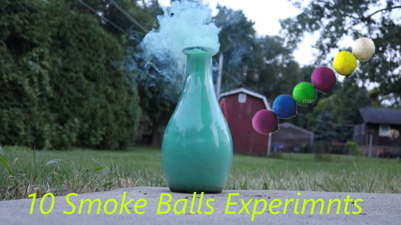 10 Amazing Smoke Balls Experiments Youtube
