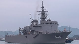 掃海母艦うらが ぶんご …etc. 海上自衛隊 艦艇計17隻 細島港へ入港⚓ @宮崎県日向市