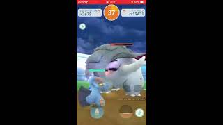 【ポケモンGO】LV3 ドンファン レイドバトル