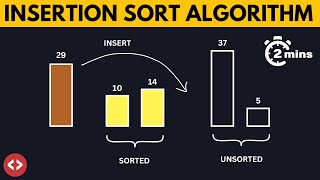 Insertion Sort Algorithm | Animated | Coding Classes