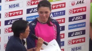 日本陸上混成競技2017 女子七種 種目別優勝インタビュー 100mH