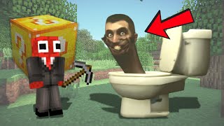 WE FOUGHT SKIBIDI TOILET IN MINECRAFT LUCKY BLOCK