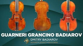 A Guarneri, G Grancino, D Badiarov Violins Side By Side