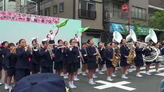 第１６回浅草観音うら一葉桜まつり　　富士小学校吹奏楽演奏