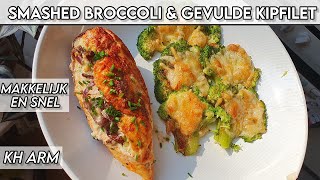 KH ARM - SMASHED BROCCOLI EN GEVULDE KIP MET HEKSENKAAS 😍