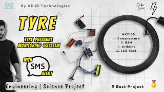 🛞 Tyre Pressure Monitoring System TPMS using Arduino, HX710B Sensor & GSM #project #awardwinning