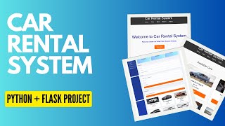 Car Rental System using Python Flask | Full Responsive Web App with Admin Panel 🚗