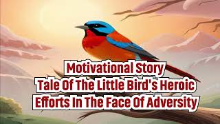 motivational story  - Tale of the Little Bird's Heroic Efforts in the Face of Adversity