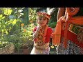 Manipuri girl gets ready for her first Lai Haraoba dance