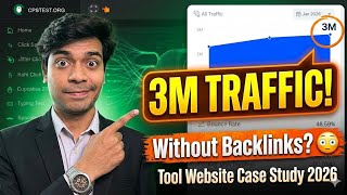 3M Traffic Without Backlinks? 😳 | Tool Website Case Study 2026