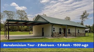 The Loretta Cabin - 2 BR / 1.5 BA / 1500 sq ft barndominium #hometour.