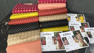 JOHRA New Volume| Pinqr | Bana Doria Lawn Jacquard With Chiffon Bamber Jacquard Duppat | Almirah Men