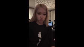 241115 블랙핑크 로제 인스타 라이브 BLACKPINK Rosé Instagram Live